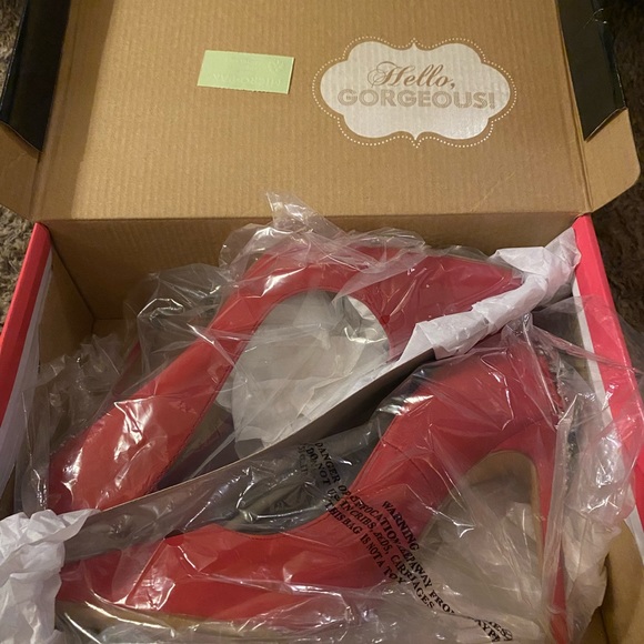 Charlotte Russe “Erin” red heels, size 10 - Picture 12 of 12